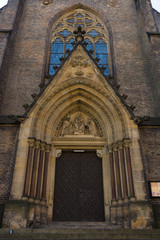 Prague. Facade the church of Saint Procopius.