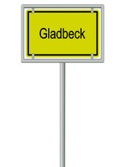 Gladbeck - Ortsschild