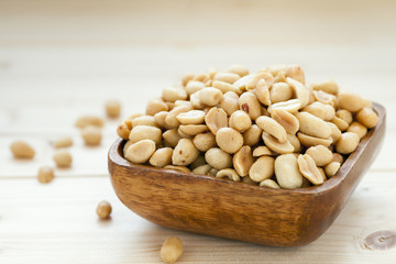 Salted, roasted, peanuts.