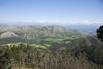 landscape in Asturias