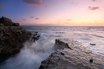 Monknash beach in Glamorgan, Wales, UK.