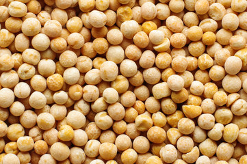 Dried peas surface background