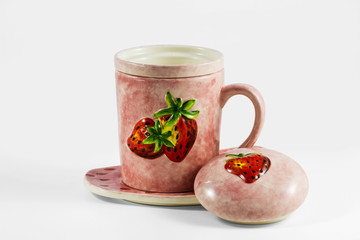 Tazza con fragole
