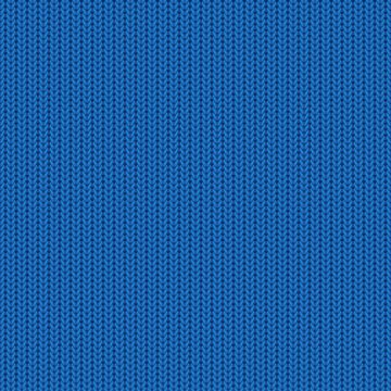 Blue knitted pattern