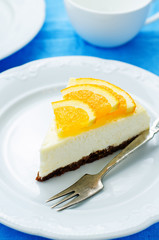 slice of new York cheesecake