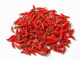 Fototapeta premium Dried red chilies