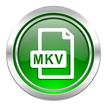 mkv file icon, green button