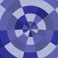 Vintage polar grid background in blue gradation