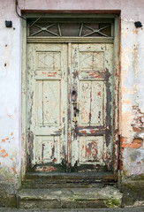 Wooden old fashion vintage door