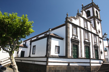 Fototapeta na wymiar Açores - Sao Miguel - Eglise de Ribeira Grande