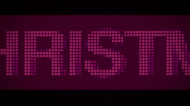 Merry Christmas - Happy New Year -  flickering scrolling text