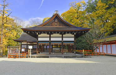 Fototapeta premium Shimogamo-jinja Shrine (Kamomioya - jinja), Kyoto, Japan