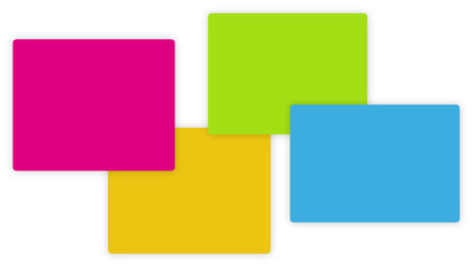 Full color abstract interaction graphic