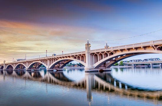 City Skyline In Tempe