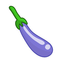 eggplant isolated illustration