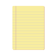 blank notepad vector - 74463388