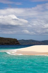 Obrazy na Szkle  Wyspa z białym piaskiem