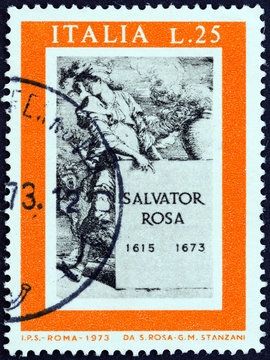 Title page of Diverse Figure, Salvator Rosa (Italy 1973)
