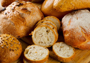 Assortment of  bread