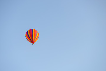 Colorful hot air balloon