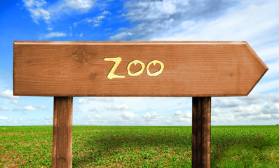 Strassenschild 30 - Zoo