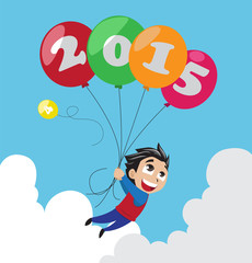 New Year Balloon