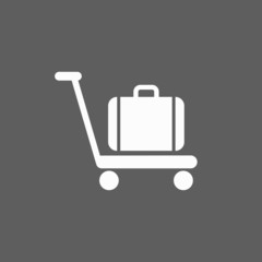 baggage on cart icon