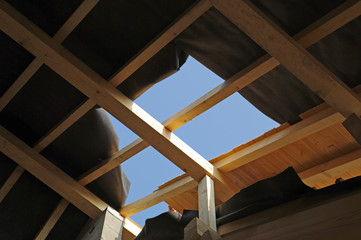 construction - détail de toiture