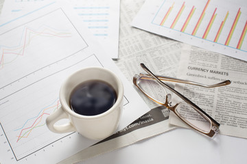 ビジネスマンの朝