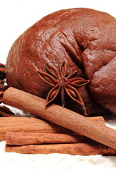 Spice and accessories for baking with dough for gingerbread