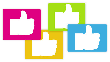 Obraz premium Like Thumbs Up