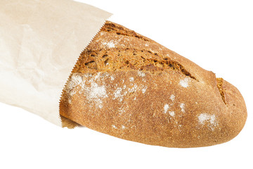 bread in paper packing