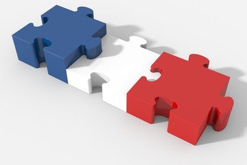 Bandiera Francia puzzle