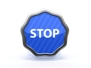 stop star icon on white background