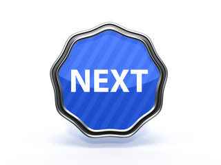 next star icon on white background