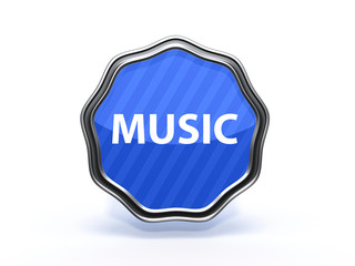 music star icon on white background