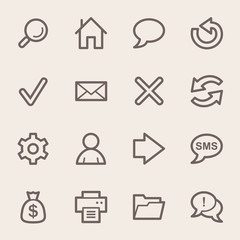 Web & internet icons set