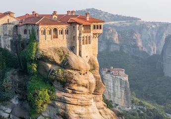 Fotobehang Monasteries build on top of sandstone ridge © anzebizjan