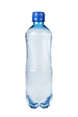 plastic water bottle isolated