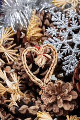 new year and merry christmas background