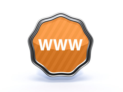 www star icon on white background