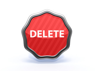 delete star icon on white background