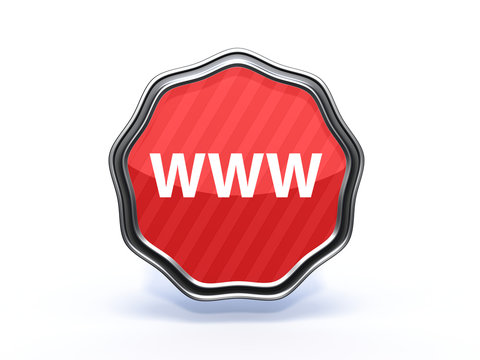 www star icon on white background
