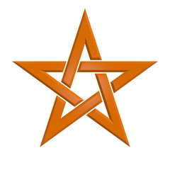 Pentagram - 005B - Orange