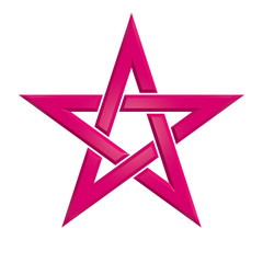 Pentagram - 005B - Pink