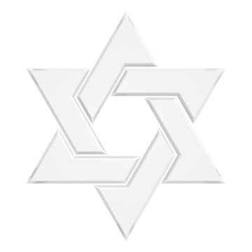Hexagram - 006B - White