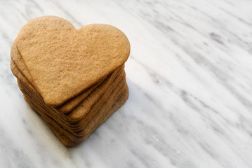 Heart Gingerbread Cookies