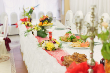 Candle and Flower Decoration