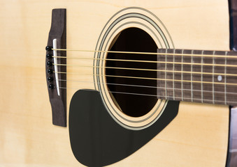 Obraz premium Detail closeup of classic guitar