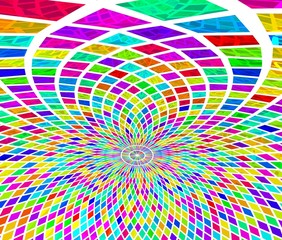 カラフルなひし形の背景素材